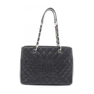 CHANEL Matelasse Grand Shopping GST Tote Bag in Grained Calfskin Caviar, Wome...